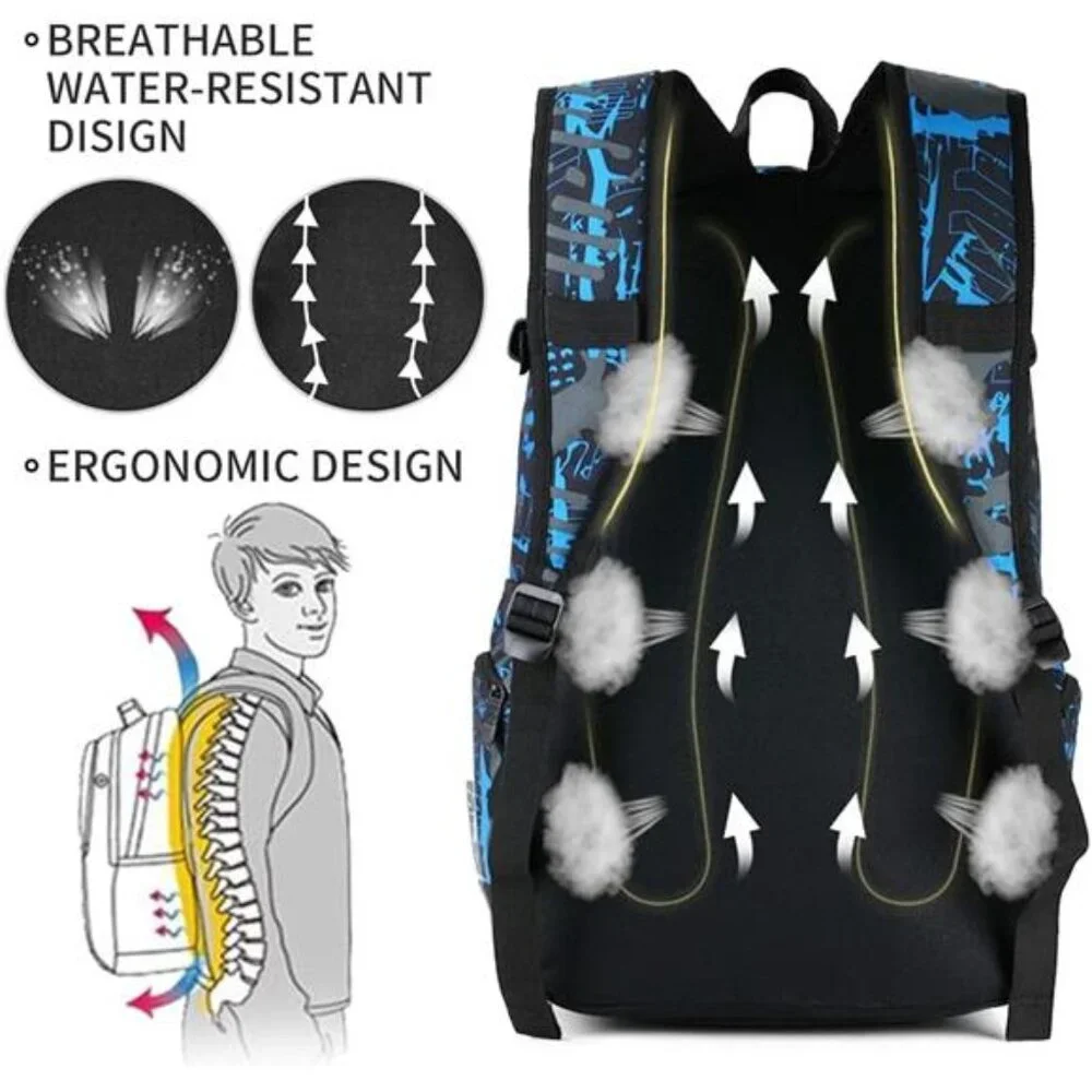 Unisex School‎ Backpack Travel Bag for Men & Women Lightweight College Bag